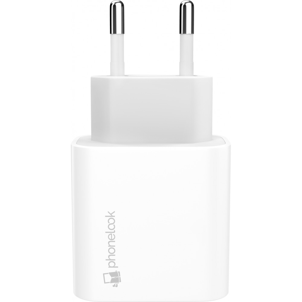 USB-C Power Netzadapter 20W - Ladestecker Fast Charge - PhoneLook - Weiss