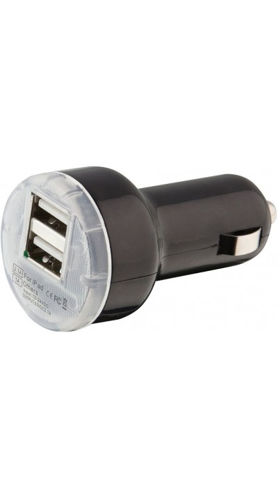 Doppelstecker Zigarettenanzünder 2-Port USB Anschluss 2x USB-A Ladeadapter