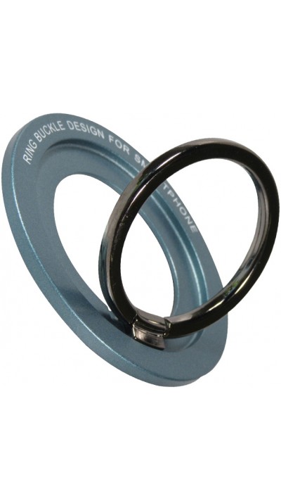 Unterstützungs Ring Magnetisch aus Aluminium mit Magsafe Unterstützung - Blau