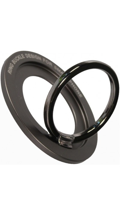 Unterstützungs Ring Magnetisch aus Aluminium mit Magsafe Unterstützung - Schwarz