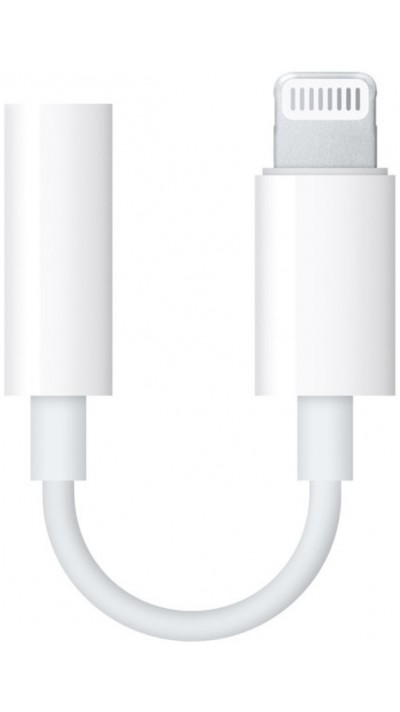 Apple Lightning to 3.5mm Headphone Jack Adapter MMX62ZM/A - Weiss