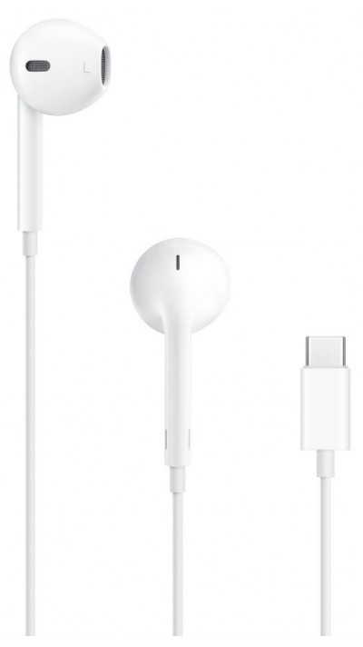Apple in-ear original kopfhörer mit USB-C kabel und eingebautem mikrofon - Weiss