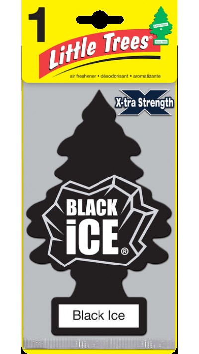 Arbre sent-bon désodorisant voiture anti-odeur - Parfum Black Ice