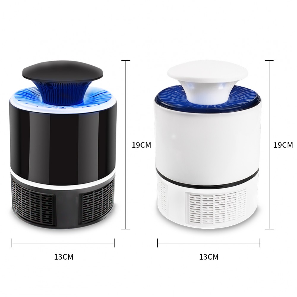 Aspirateur-moustiques Lampe USB High-Tech avec ondes LED nanométrique - Noir