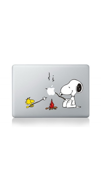 Aufkleber MacBook -  Barbecue Snoopy