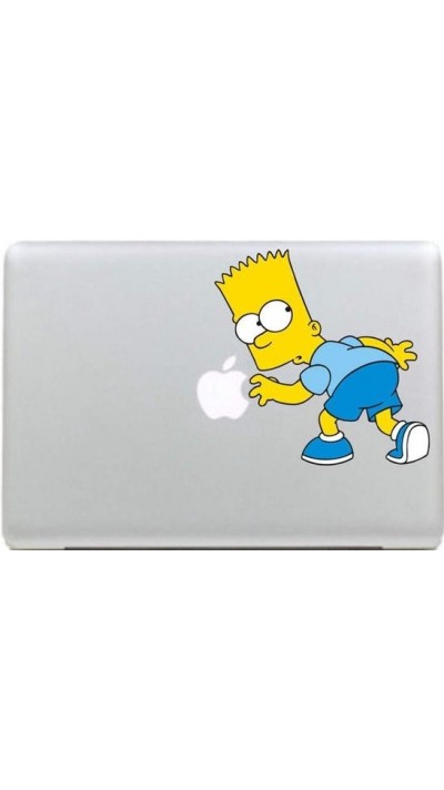MacBook Aufkleber - Bart Simpson