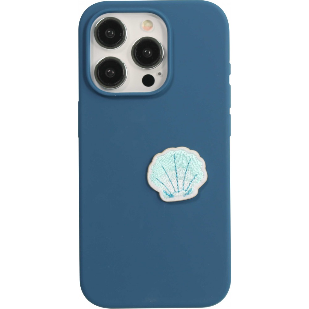 Sticker Aufkleber für Handy/Tablet/Computer 3D gestickt - Beach Shell