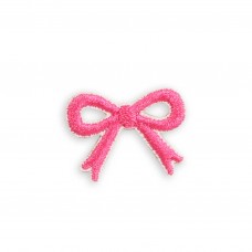 Sticker Aufkleber für Handy/Tablet/Computer 3D gestickt - Schlaufe dunkelrosa