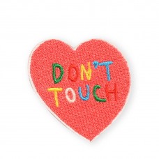 Sticker Aufkleber für Handy/Tablet/Computer 3D gestickt - Dont touch