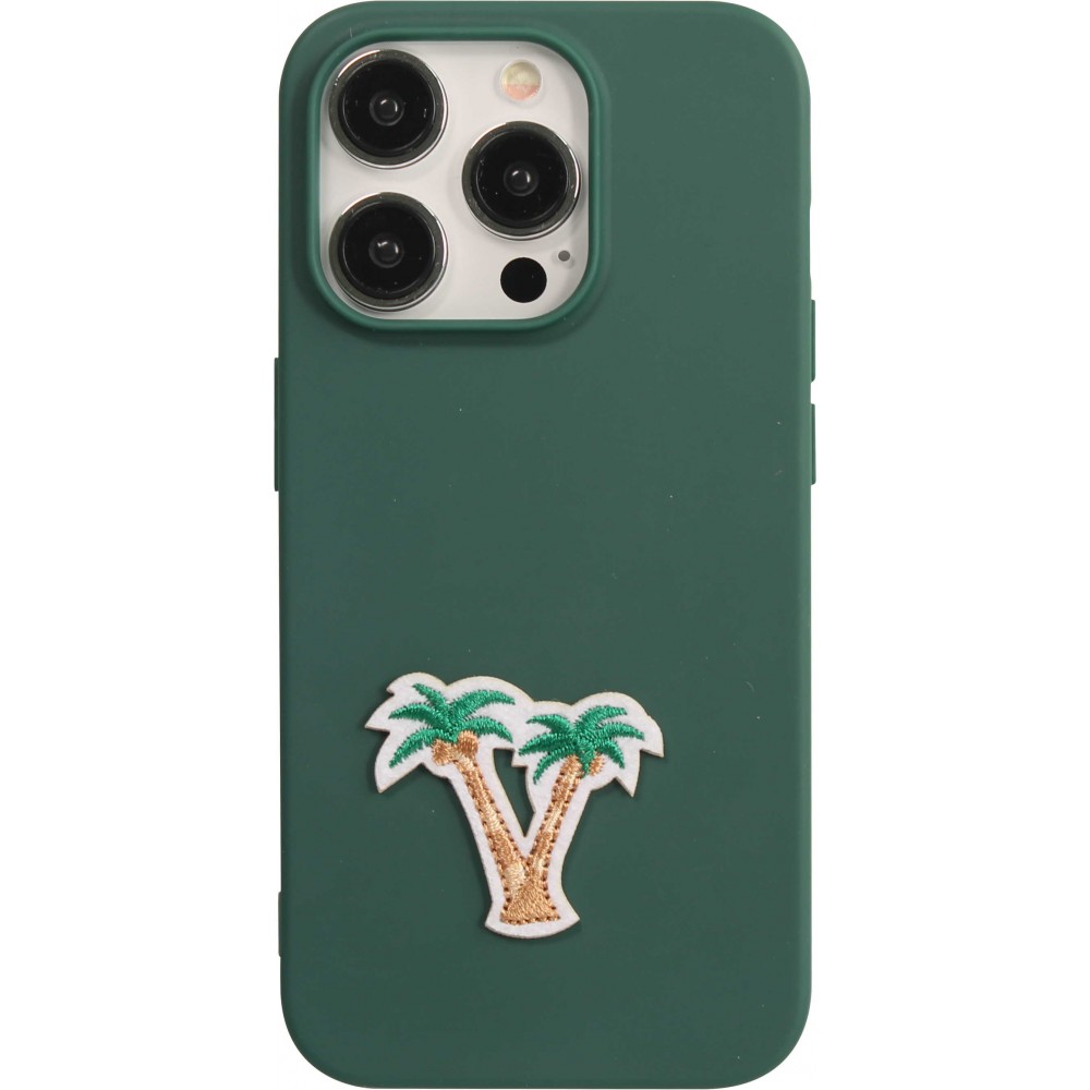 Sticker Aufkleber für Handy/Tablet/Computer 3D gestickt - Double Palmtrees