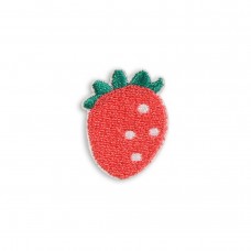 Sticker Aufkleber für Handy/Tablet/Computer 3D gestickt - Fresh Strawberry