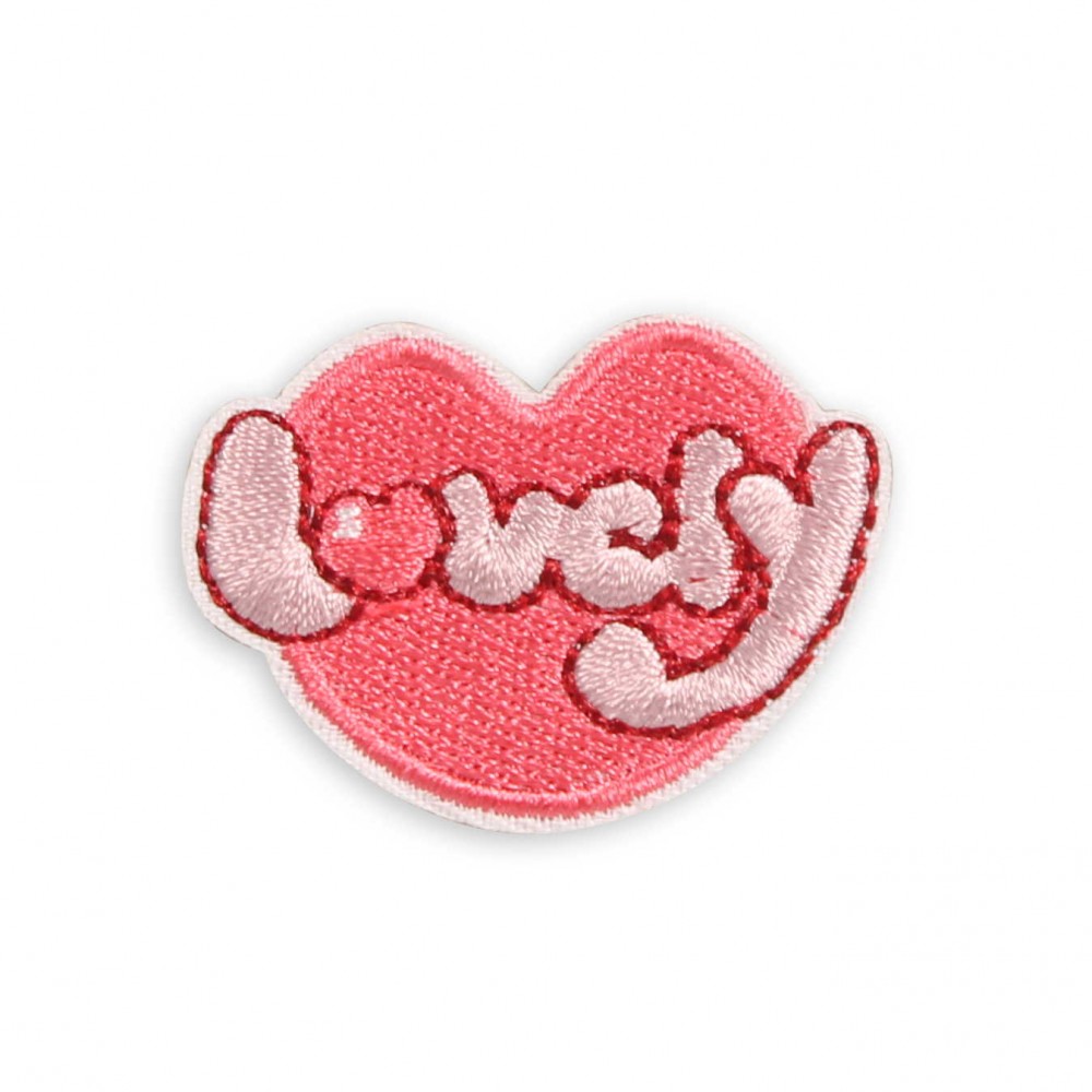 Sticker Aufkleber für Handy/Tablet/Computer 3D gestickt - Heart Lucky