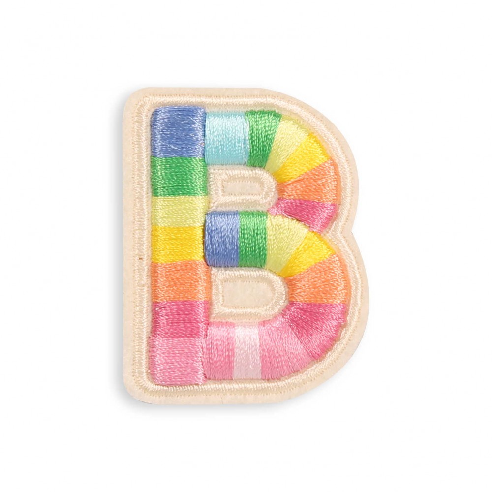 Sticker Aufkleber für Handy/Tablet/Computer 3D gestickt - Lettre B