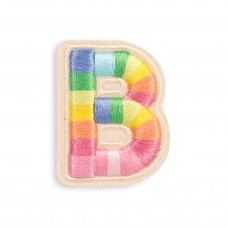 Sticker Aufkleber für Handy/Tablet/Computer 3D gestickt - Lettre B