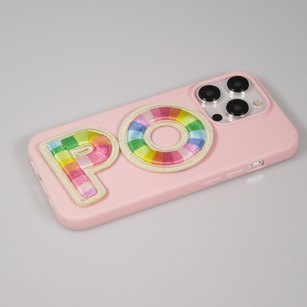 Sticker Aufkleber für Handy/Tablet/Computer 3D gestickt - Lettre B