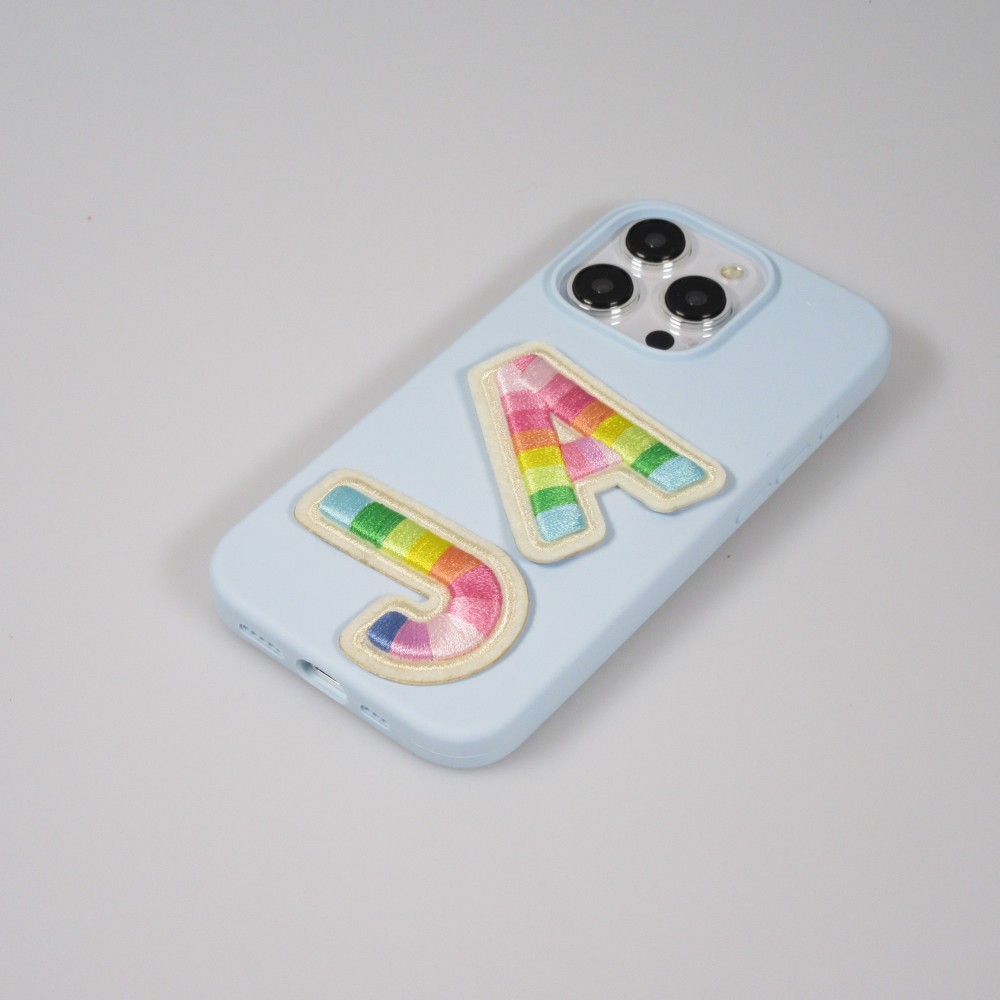 Sticker Aufkleber für Handy/Tablet/Computer 3D gestickt - Lettre C