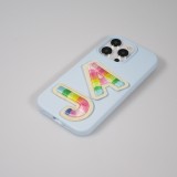 Sticker Aufkleber für Handy/Tablet/Computer 3D gestickt - Lettre K