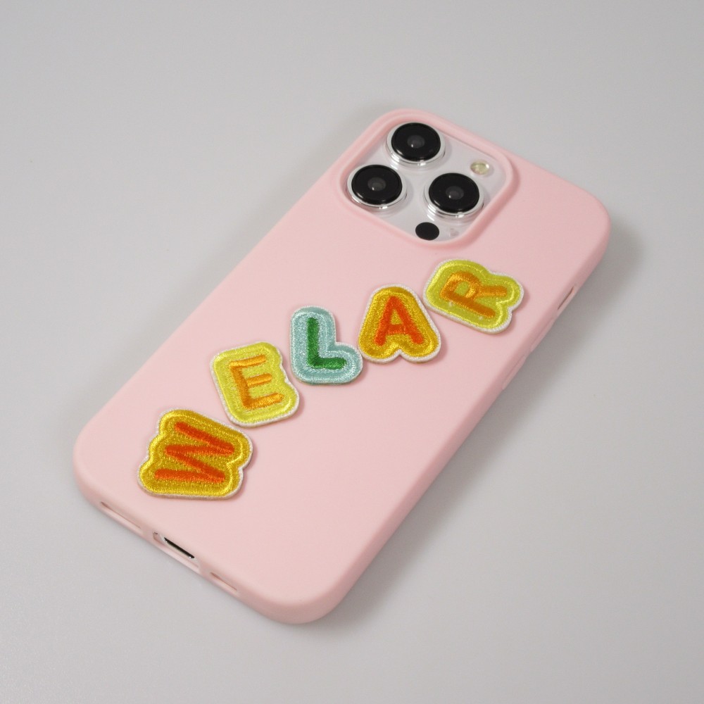 Sticker Aufkleber für Handy/Tablet/Computer 3D gestickt - Mini Lettre C