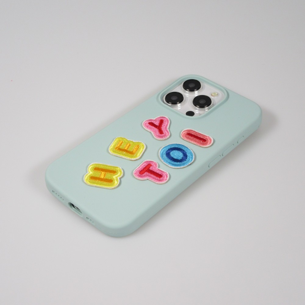Sticker Aufkleber für Handy/Tablet/Computer 3D gestickt - Mini Lettre C