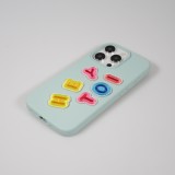 Sticker Aufkleber für Handy/Tablet/Computer 3D gestickt - Mini Lettre C