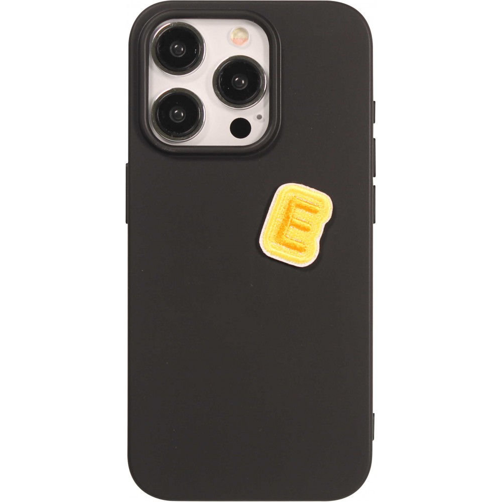 Sticker Aufkleber für Handy/Tablet/Computer 3D gestickt - Mini Lettre E