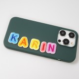 Sticker Aufkleber für Handy/Tablet/Computer 3D gestickt - Mini Lettre E