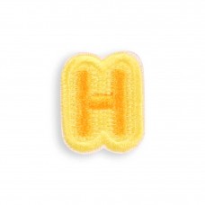 Sticker Aufkleber für Handy/Tablet/Computer 3D gestickt - Mini Lettre H