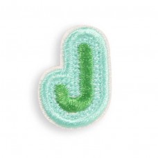 Sticker Aufkleber für Handy/Tablet/Computer 3D gestickt - Mini Lettre J