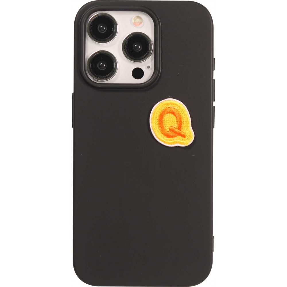 Sticker Aufkleber für Handy/Tablet/Computer 3D gestickt - Mini Lettre Q