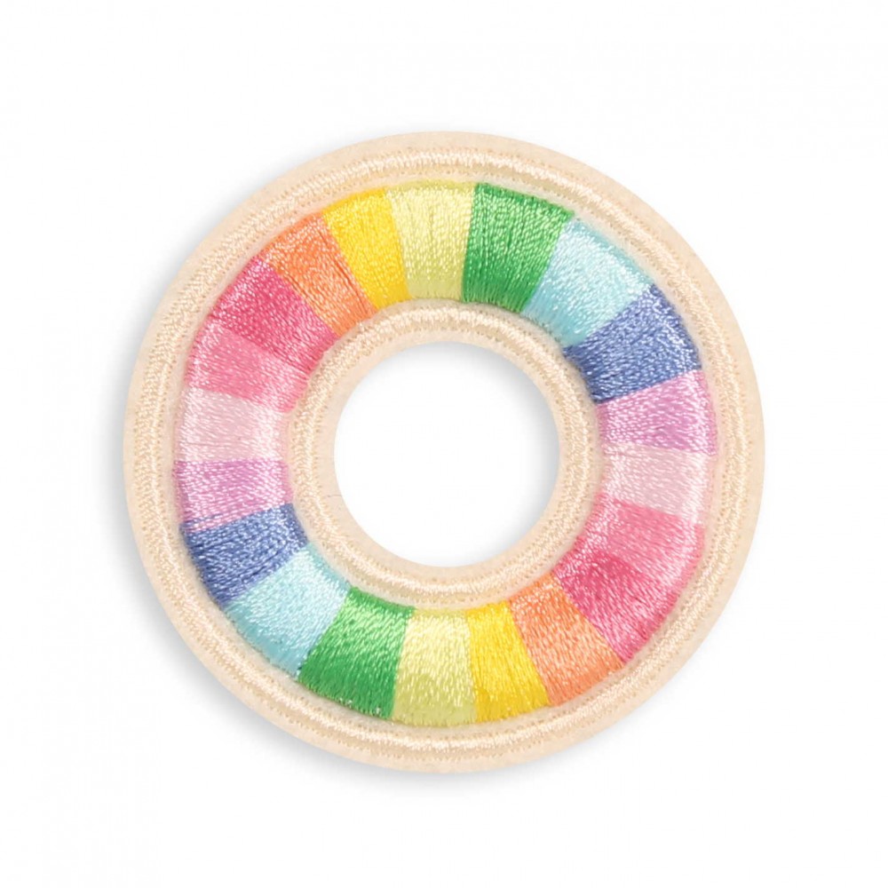 Sticker Aufkleber für Handy/Tablet/Computer 3D gestickt - Lettre O