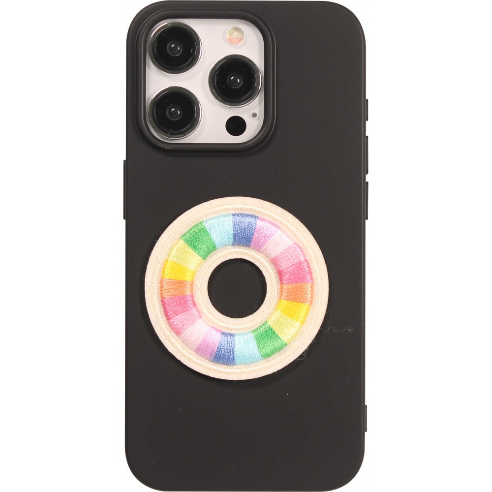 Sticker Aufkleber für Handy/Tablet/Computer 3D gestickt - Lettre O