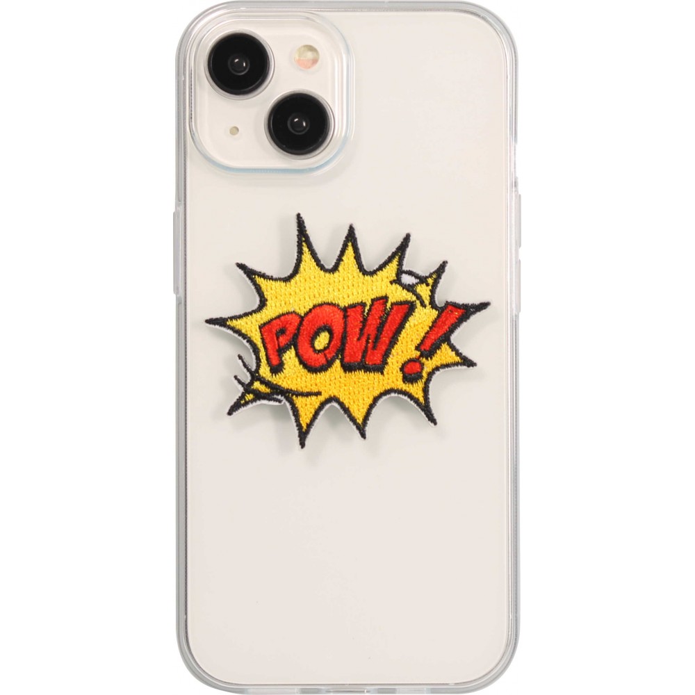 Autocollant sticker pour téléphone/tablette/ordinateur brodé en 3D - POW