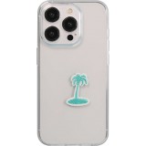 Sticker Aufkleber für Handy/Tablet/Computer 3D gestickt - Palmtree Oasis