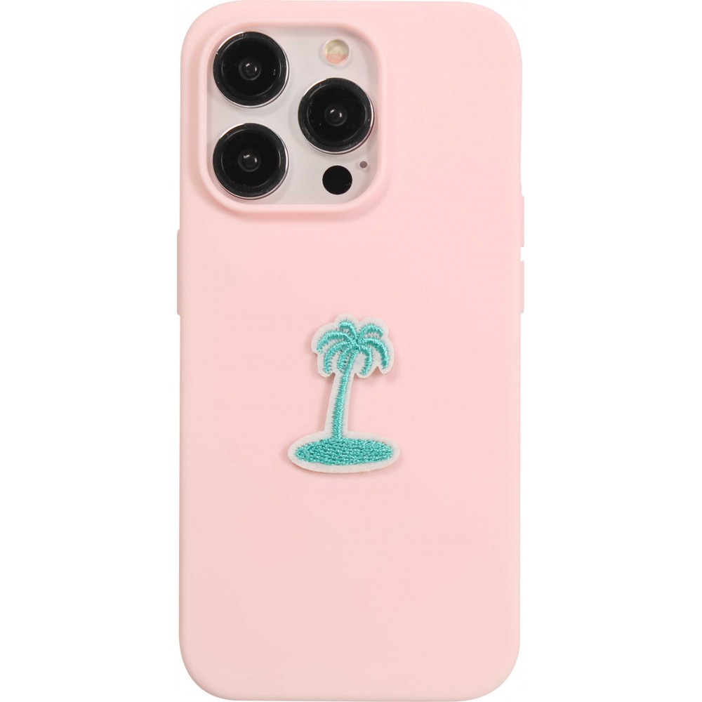 Sticker Aufkleber für Handy/Tablet/Computer 3D gestickt - Palmtree Oasis