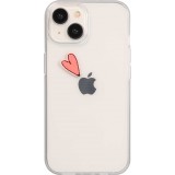 Sticker Aufkleber für Handy/Tablet/Computer 3D gestickt - Kleines Herz