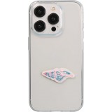 Sticker Aufkleber für Handy/Tablet/Computer 3D gestickt - Pink Beach Shell