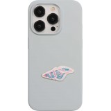 Sticker Aufkleber für Handy/Tablet/Computer 3D gestickt - Pink Beach Shell