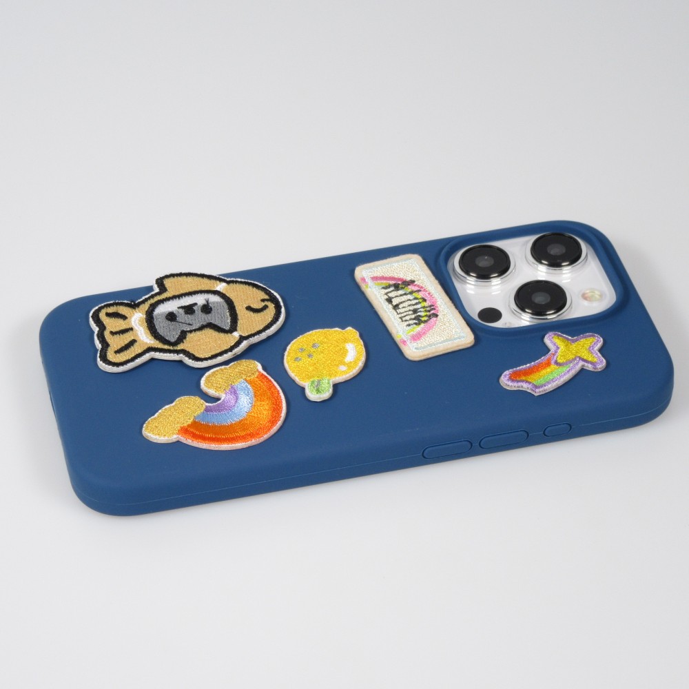 Sticker Aufkleber für Handy/Tablet/Computer 3D gestickt - Pink Beach Shell