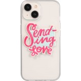Sticker Aufkleber für Handy/Tablet/Computer 3D gestickt - Sending love