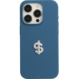 Sticker Aufkleber für Handy/Tablet/Computer 3D gestickt - Silver Dollar sign