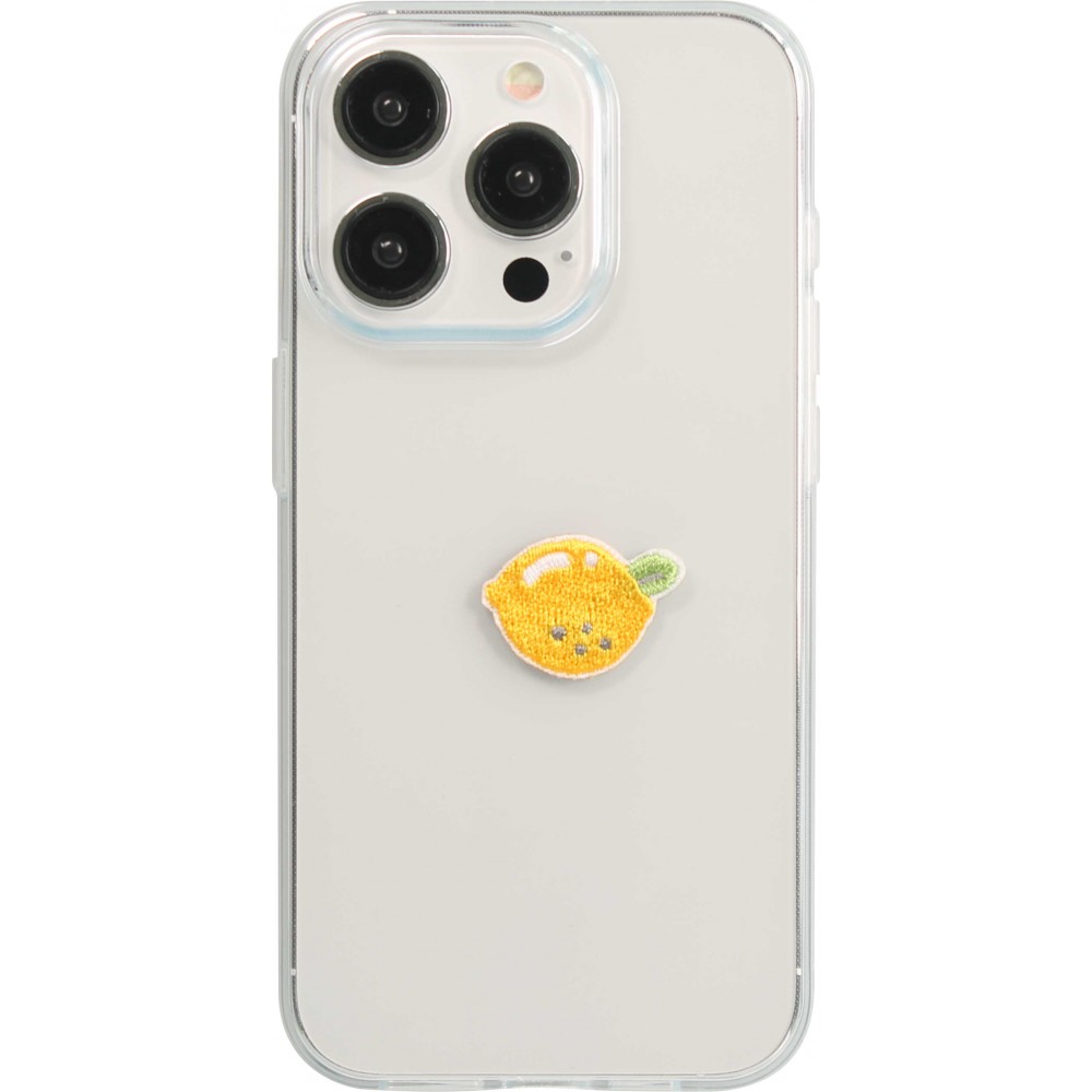 Sticker Aufkleber für Handy/Tablet/Computer 3D gestickt - Summer Lemon
