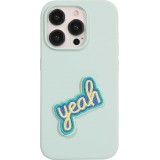 Sticker Aufkleber für Handy/Tablet/Computer 3D gestickt - Yeah