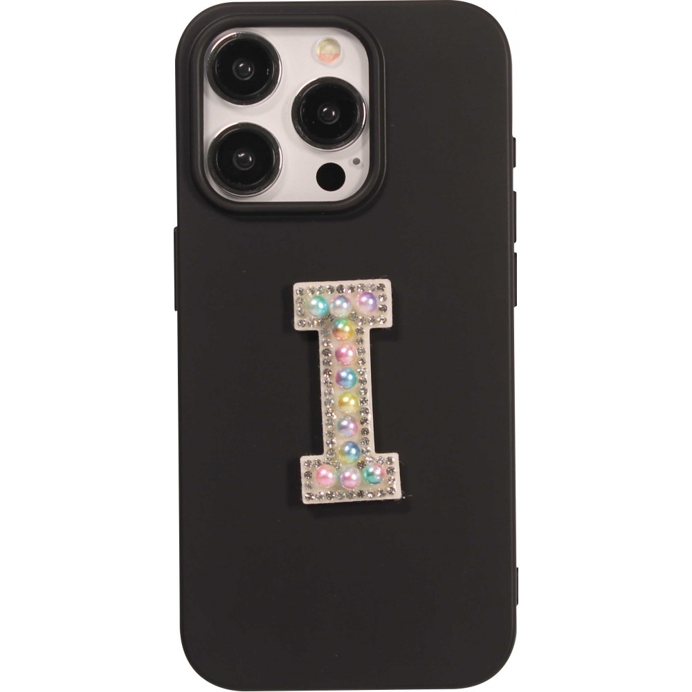 Sticker Aufkleber für Handy/Tablet/Computer 3D Pearls Multifarben - Buchstabe I