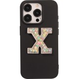 Sticker Aufkleber für Handy/Tablet/Computer 3D Pearls Multifarben - Buchstabe X