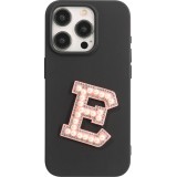 Sticker Aufkleber für Handy/Tablet/Computer 3D Pearls Rosa - Buchstabe E