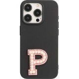 Sticker Aufkleber für Handy/Tablet/Computer 3D Pearls Rosa - Buchstabe P