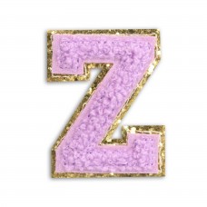 Sticker Aufkleber für Handy/Tablet/Computer 3D gestickt Violett - Buchstabe Z