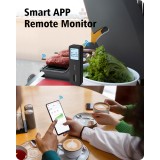 BFOUR Smart Bluetooth Fleisch Thermometer BF-30 Eco-Friendly Li-Ithium Akku LCD Display + APP