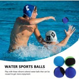 Haltbarer Gummiball für Pool und Strand - Wasserball, springend, Sommer - Blau/Gelb