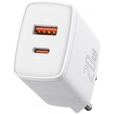 Baseus Ladegerät 20W USB und USB-C (Quick Charge) - Weiss